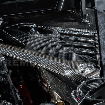 2024-Up Corvette C8 E-Ray Coupe | Factory Style Dry CARBON FIBER Engine Bay Panel image 13