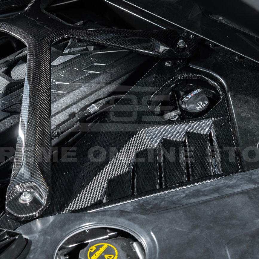 2024-Up Corvette C8 E-Ray Coupe | Factory Style Dry CARBON FIBER Engine Bay Panel image 14