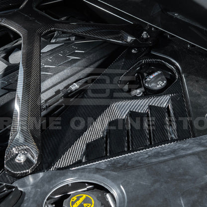 2024-Up Corvette C8 E-Ray Coupe | Factory Style Dry CARBON FIBER Engine Bay Panel image 14