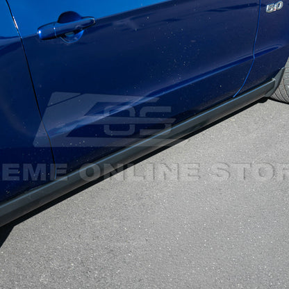 2010-14 Ford S197 Mustang GT500 Style Side Skirts Extension Pair image 7