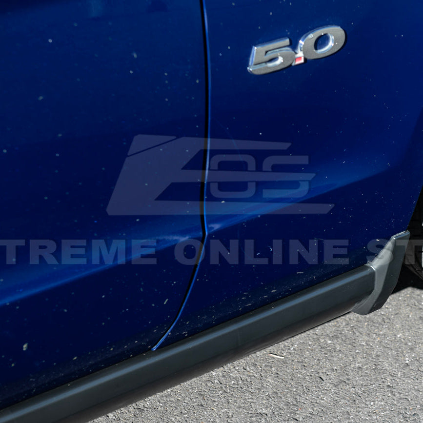 2010-14 Ford S197 Mustang GT500 Style Side Skirts Extension Pair image 8