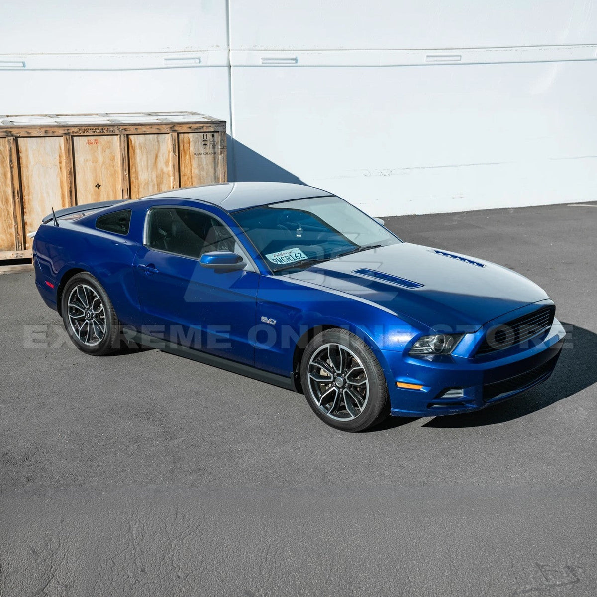 2010-14 Ford S197 Mustang GT500 Style Side Skirts Extension Pair image 4