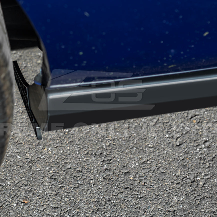 2010-14 Ford S197 Mustang GT500 Style Side Skirts Extension Pair image 12