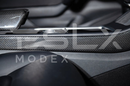 2020-23 Tesla Model 3 20-25Y Carbon Fiber Interior Center Console Shift Sides image 6