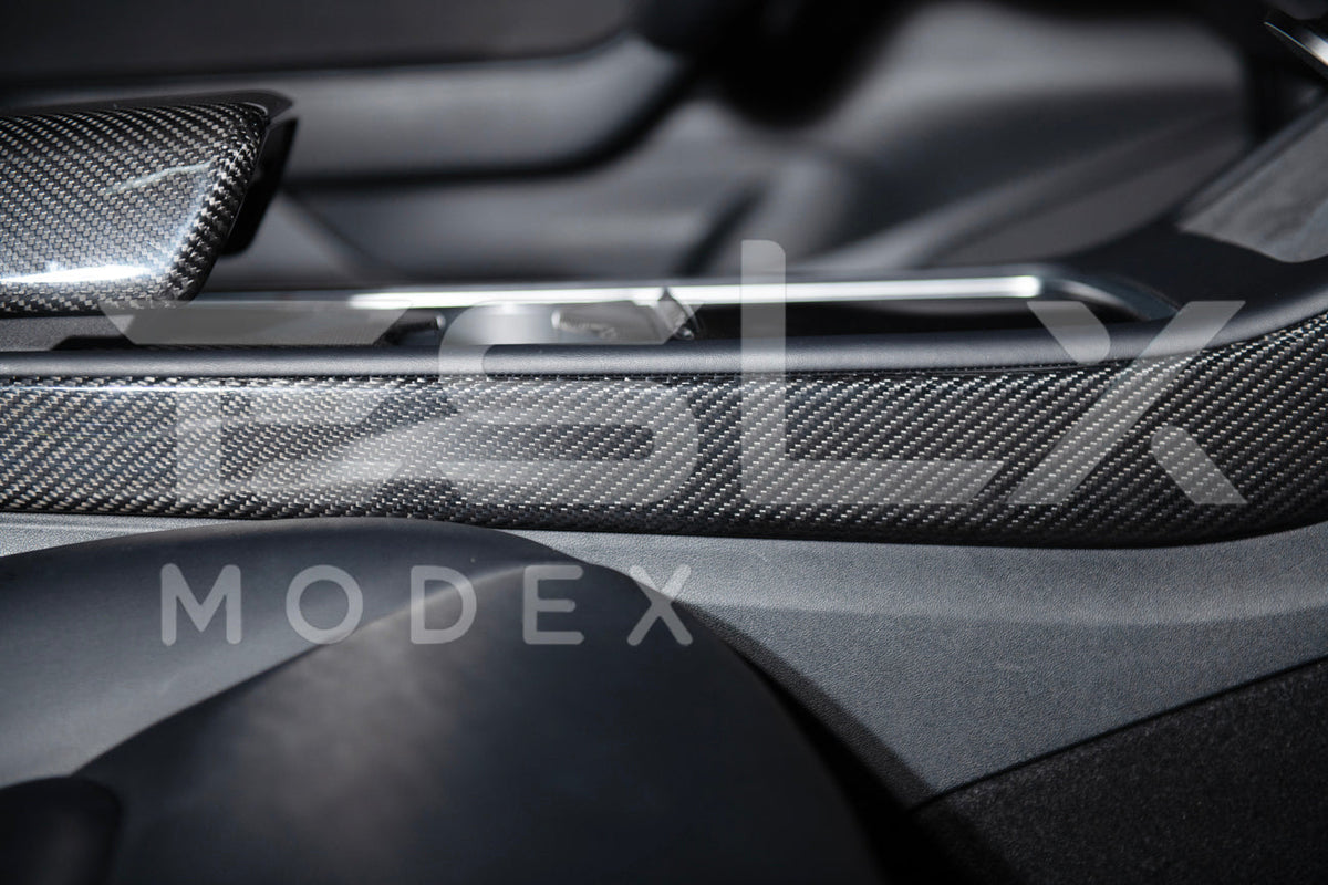 2020-23 Tesla Model 3 20-25Y Carbon Fiber Interior Center Console Shift Sides image 24