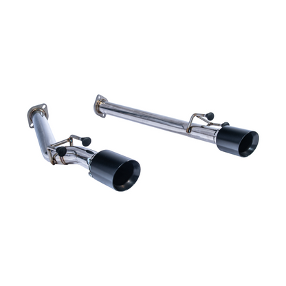2005-06 Pontiac GTO T-304 Muffler Delete Axle Back Dual Black Tips Exhaust image 2