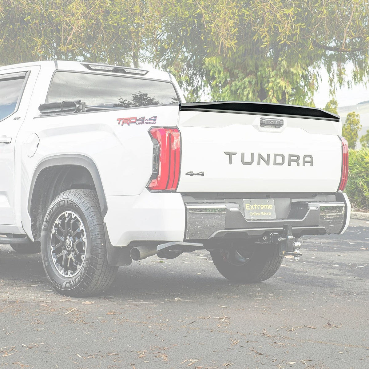 2022-Up Toyota Tundra Rear Trunk Tailgate Spoiler image 3