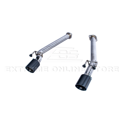 2005-06 Pontiac GTO T-304 Muffler Delete Axle Back Dual Black Tips Exhaust image 7