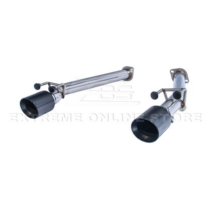 2005-06 Pontiac GTO T-304 Muffler Delete Axle Back Dual Black Tips Exhaust image 3