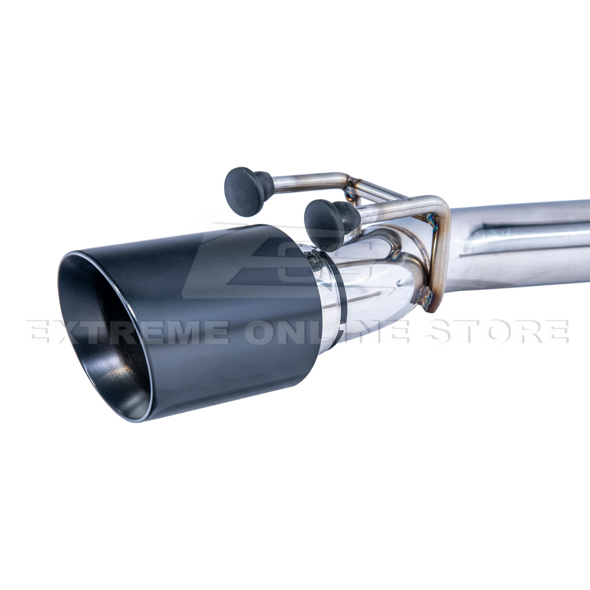 2005-06 Pontiac GTO T-304 Muffler Delete Axle Back Dual Black Tips Exhaust image 9