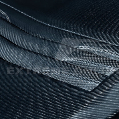 2020-Up Cadillac CT5 V | Blackwing CARBON FIBER Front Bumper Hood Vented Cover image 20