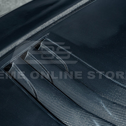 2020-Up Cadillac CT5 V | Blackwing CARBON FIBER Front Bumper Hood Vented Cover image 19