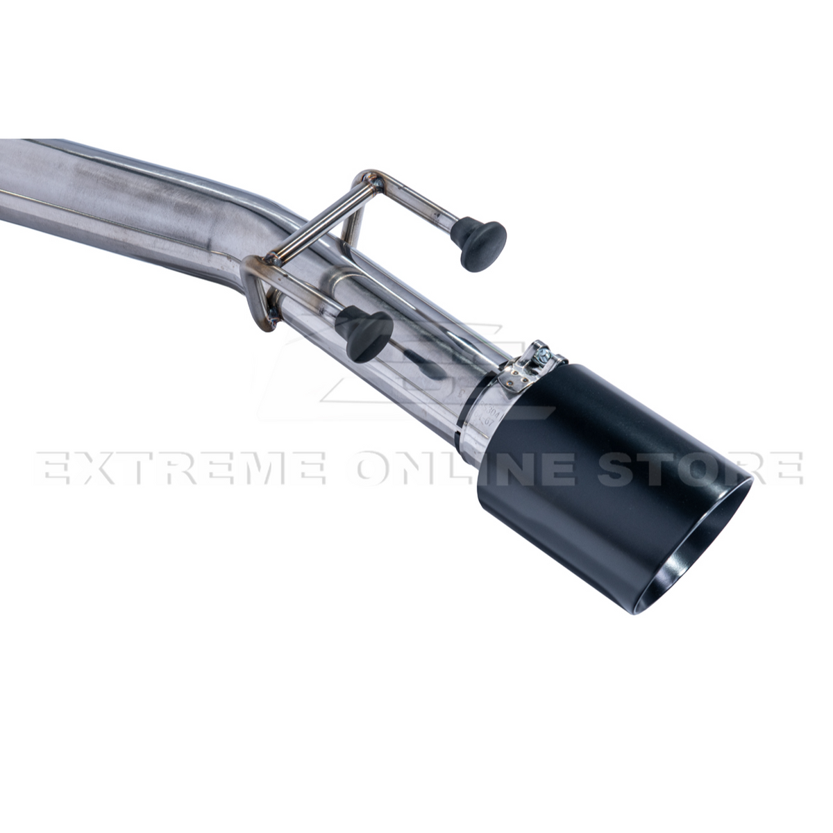 2005-06 Pontiac GTO T-304 Muffler Delete Axle Back Dual Black Tips Exhaust image 10