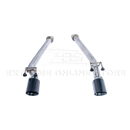 2005-06 Pontiac GTO T-304 Muffler Delete Axle Back Dual Black Tips Exhaust image 4