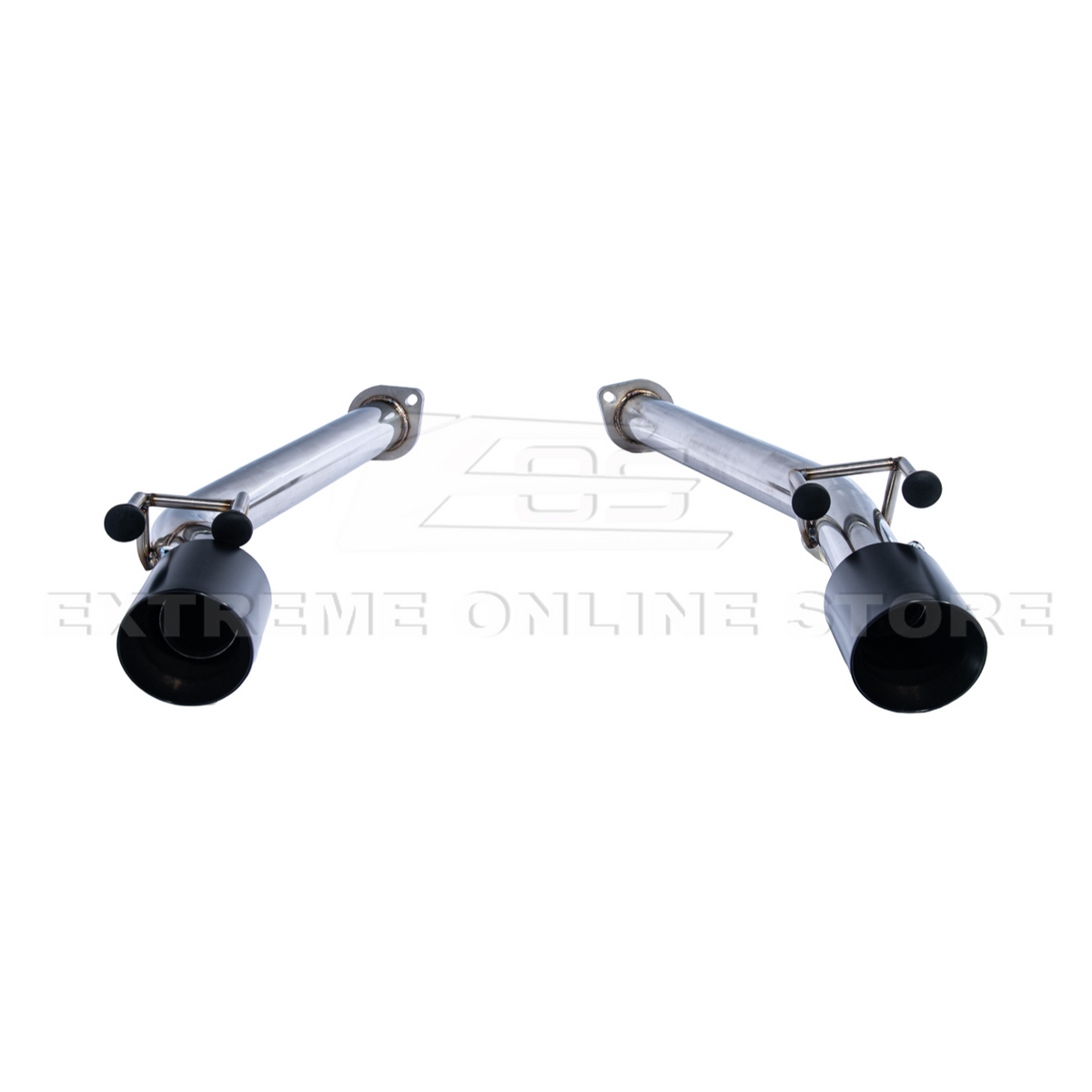 2005-06 Pontiac GTO T-304 Muffler Delete Axle Back Dual Black Tips Exhaust image 5
