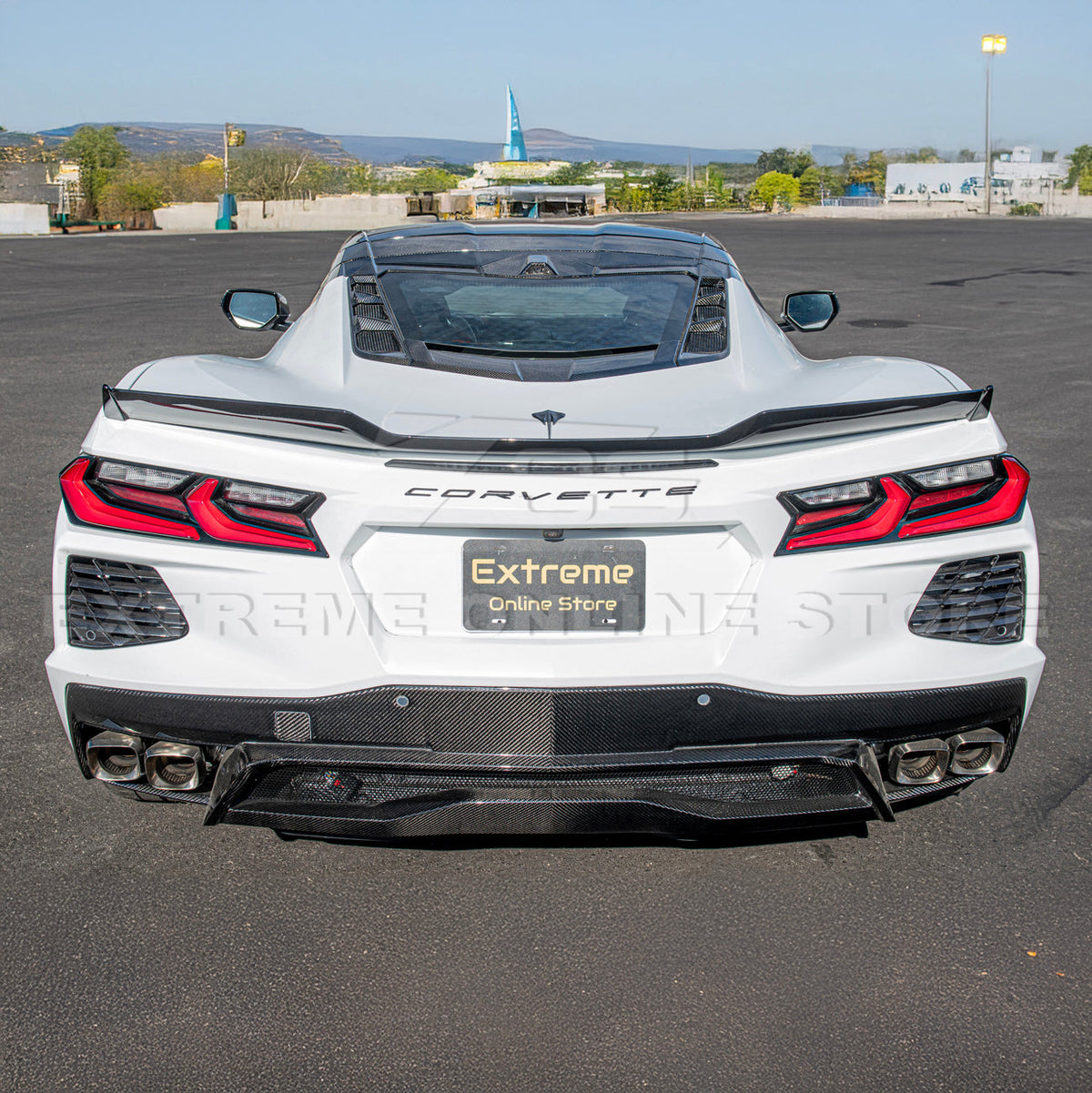 Z06 Visible Package Corvette C8 Stingray Rear Spoiler image 27