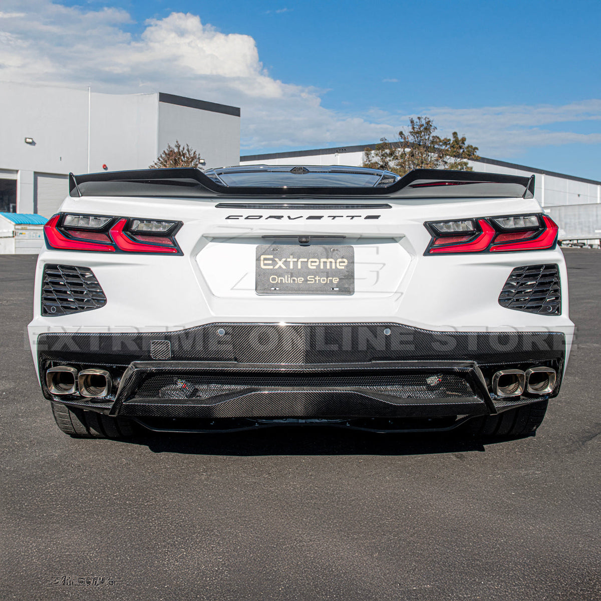 Z06 Visible Package Corvette C8 Stingray Rear Spoiler image 26