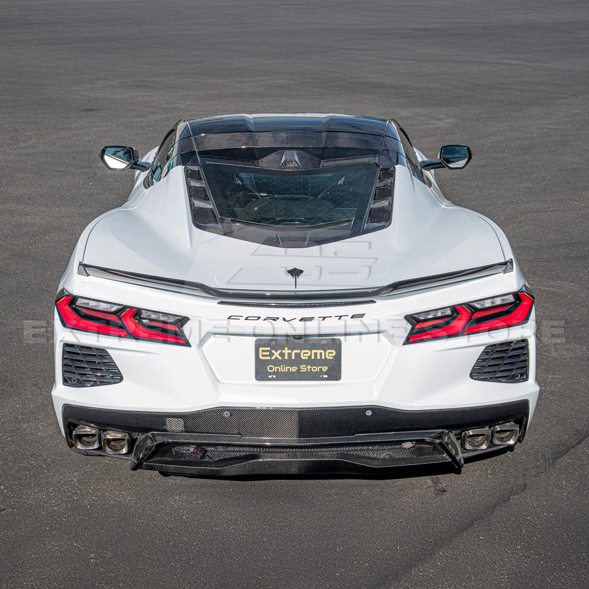 Z06 Visible Package Corvette C8 Stingray Rear Spoiler image 28