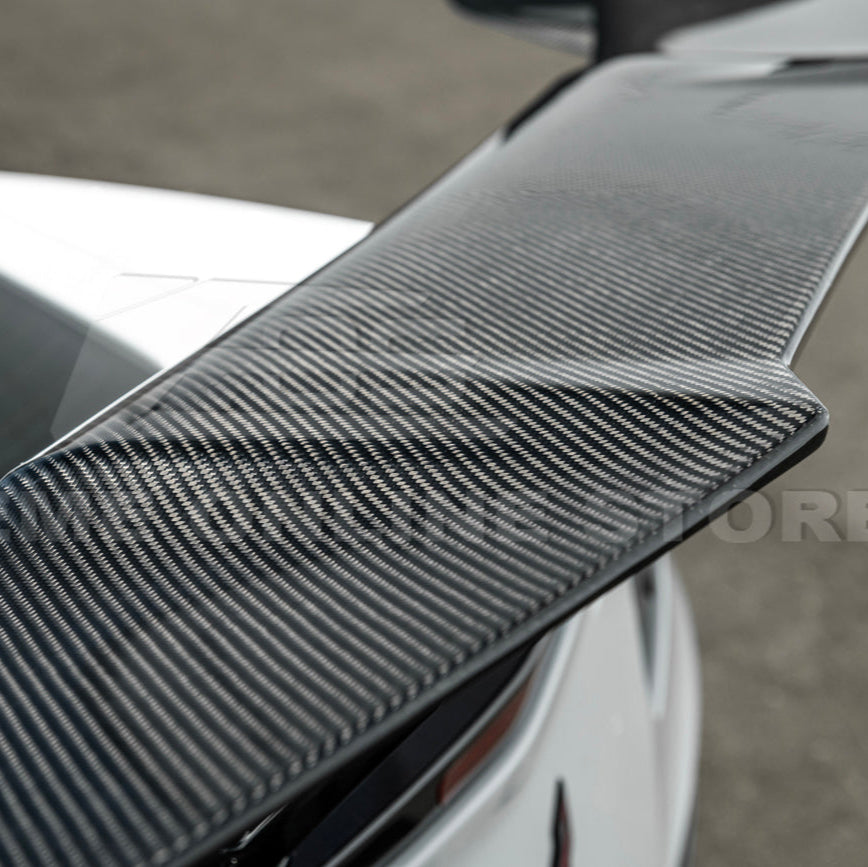 Corvette C7 ZR1 ZTK Conversion Extended High Wing With Wing Riser image 17