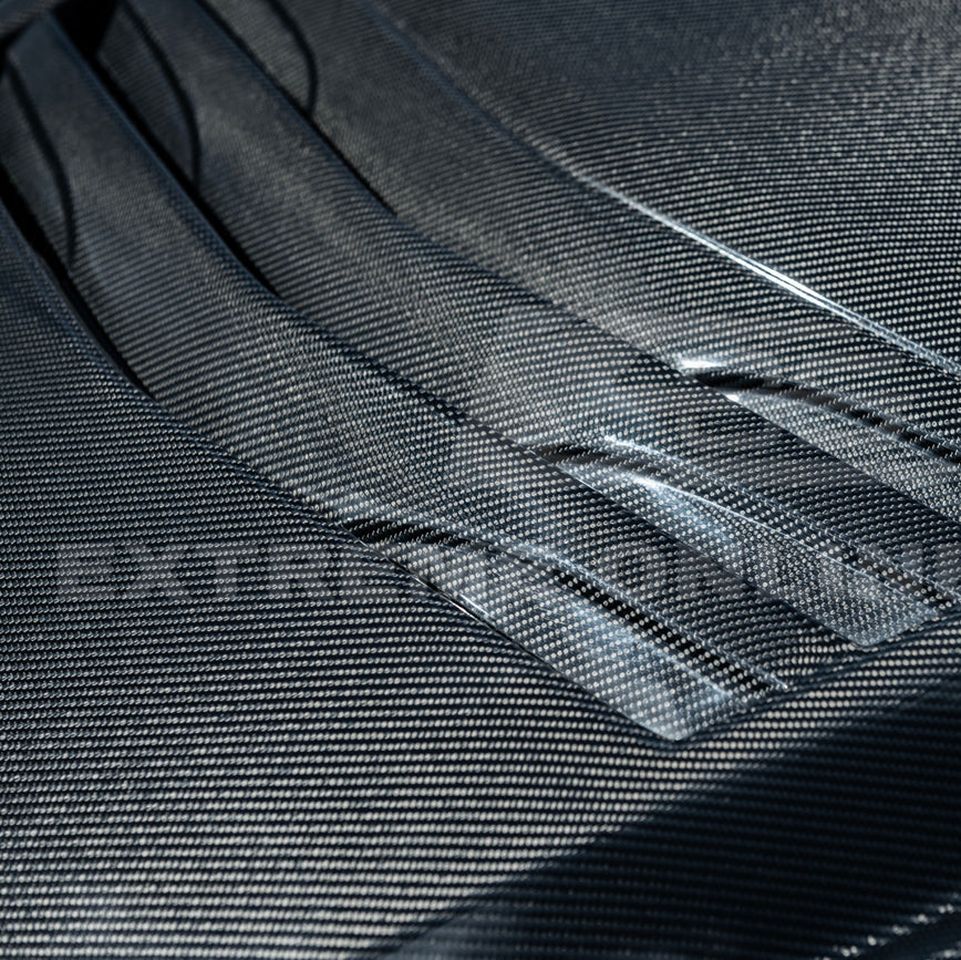 2020-Up Cadillac CT5 V | Blackwing CARBON FIBER Front Bumper Hood Vented Cover image 12