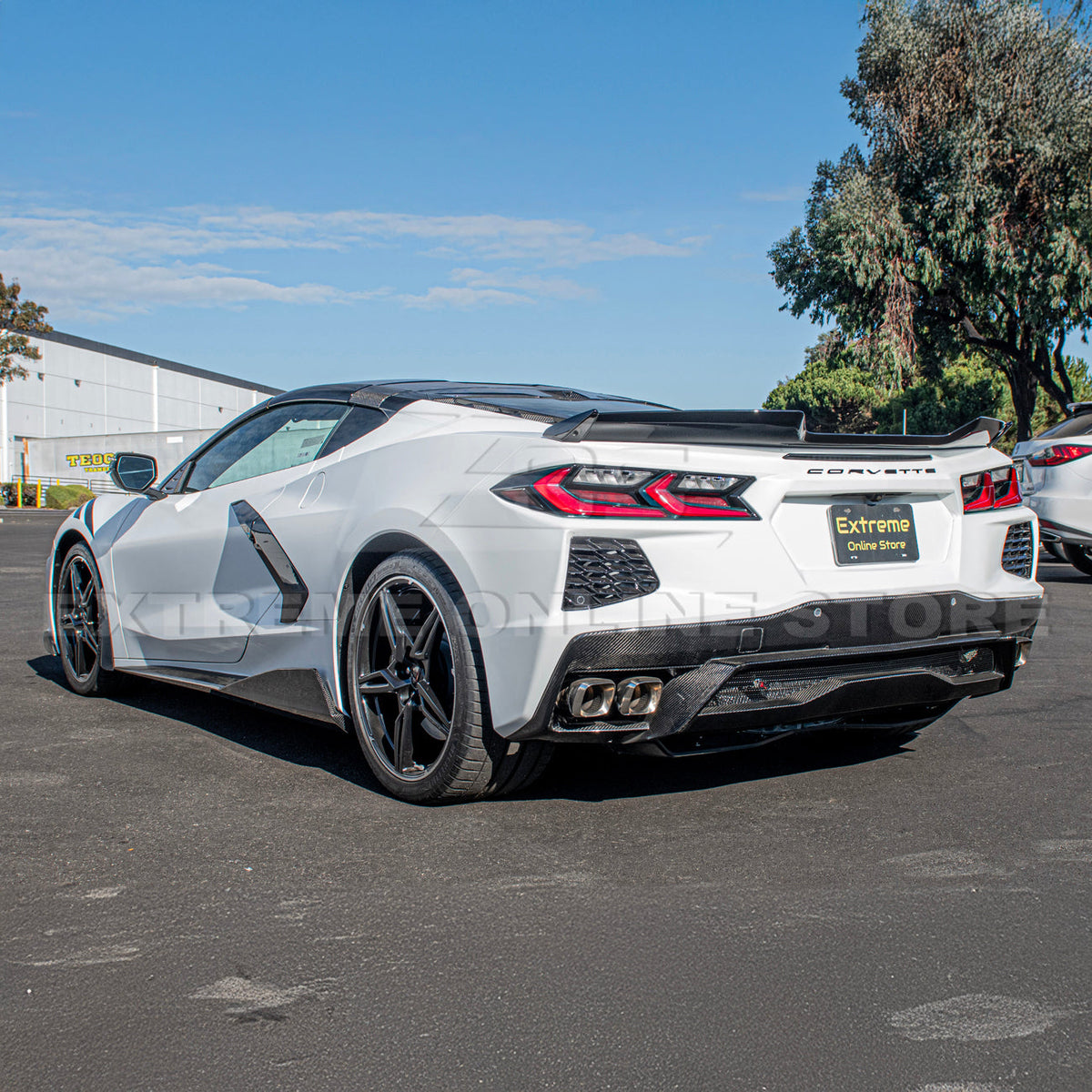 Z06 Visible Package Corvette C8 Stingray Rear Spoiler image 23