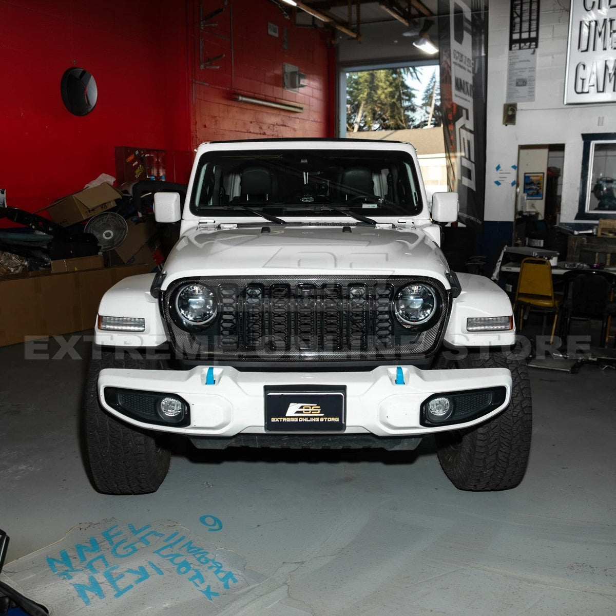 2024-Up Jeep Wrangler Gladiator Front Bumper Grille Replacement image 5