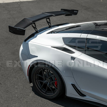 Corvette C7 ZR1 ZTK Conversion Extended High Wing With Wing Riser image 11