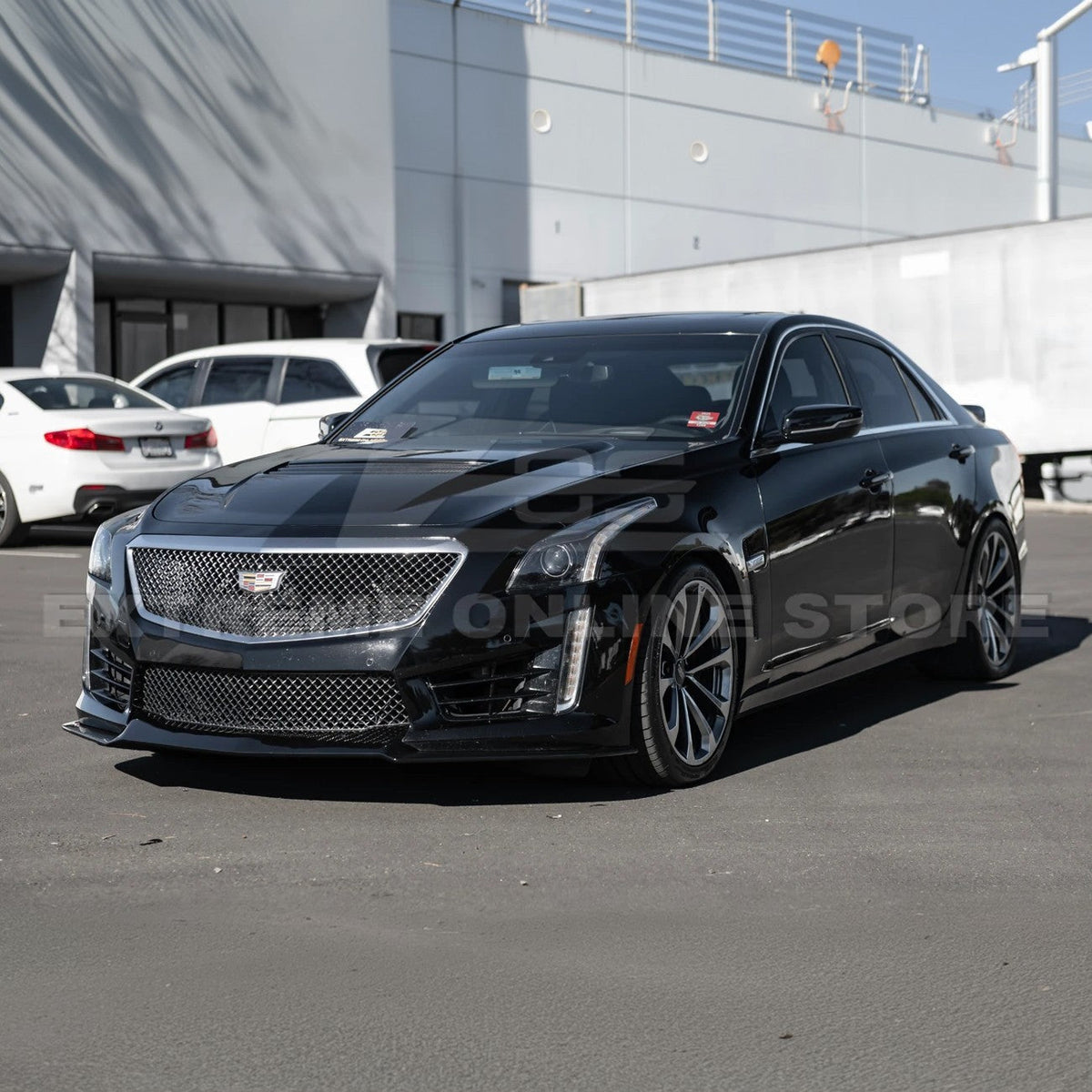 2016-19 Cadillac CTS-V Front Splitter Side Wheel image 4