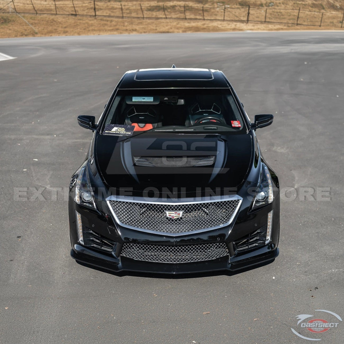 2016-19 Cadillac CTS-V Front Splitter Side Wheel image 7