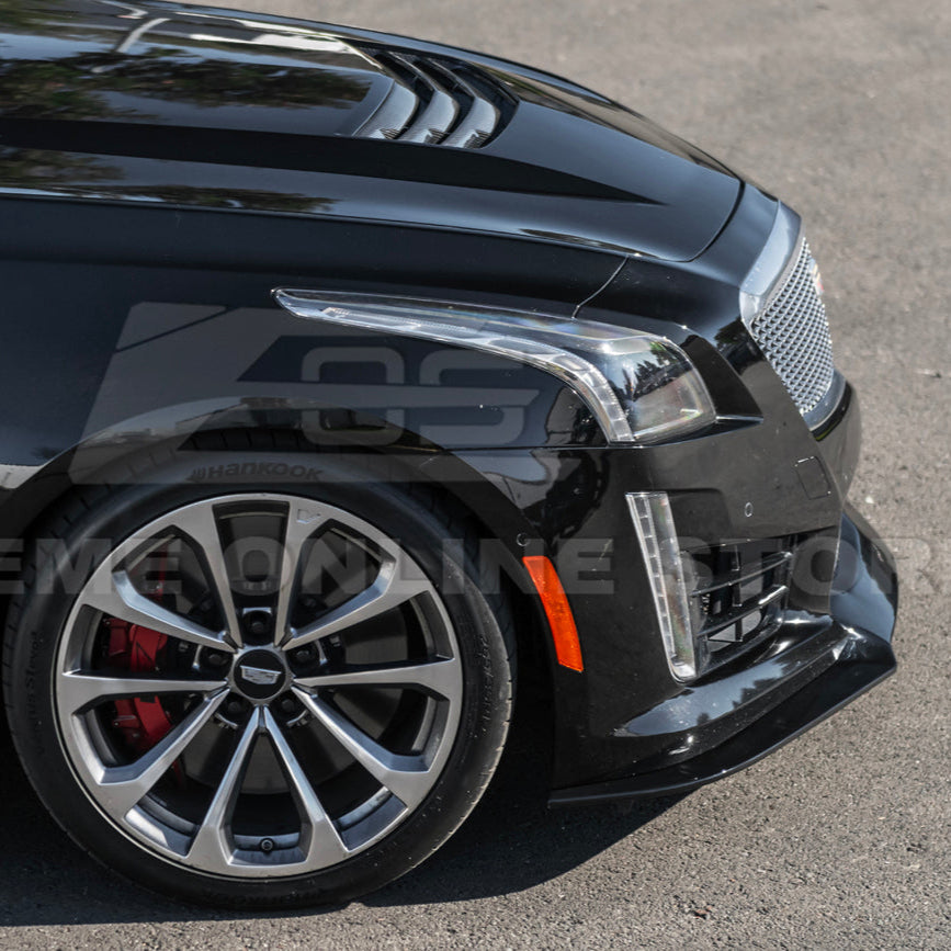 2016-19 Cadillac CTS-V Front Splitter Side Wheel image 11