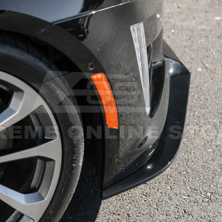 2016-19 Cadillac CTS-V Front Splitter Side Wheel image 12