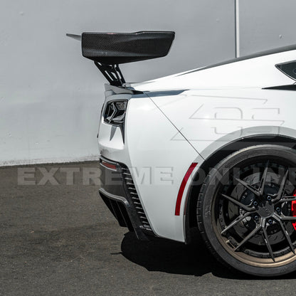 Corvette C7 ZR1 ZTK Conversion Extended High Wing With Wing Riser image 12