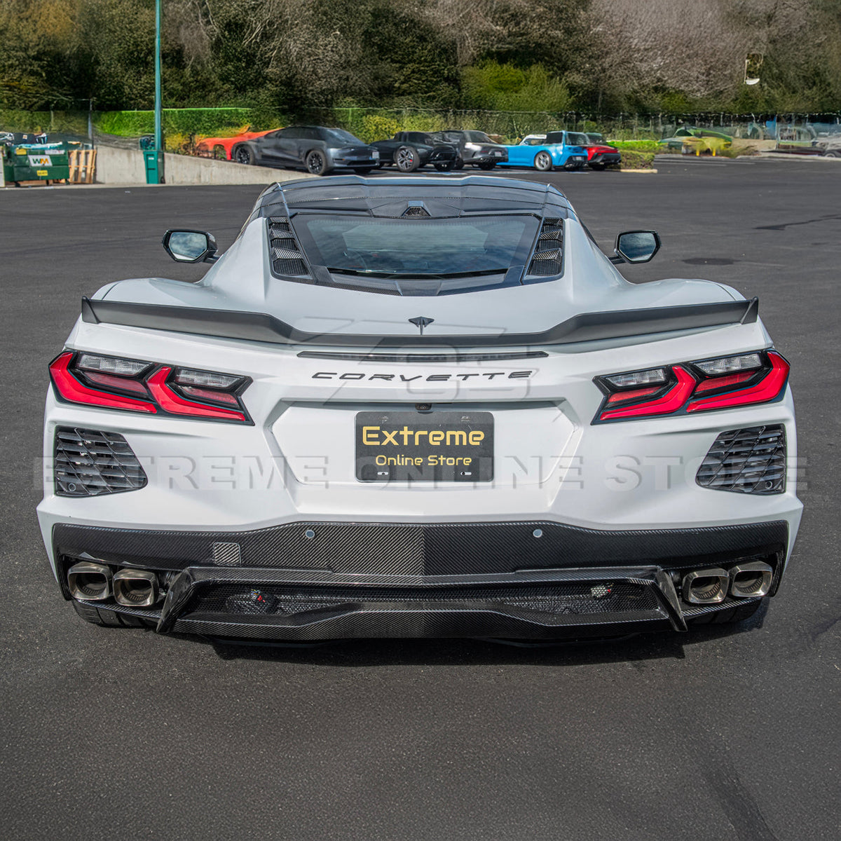 Z06 Visible Package Corvette C8 Stingray Rear Spoiler image 8