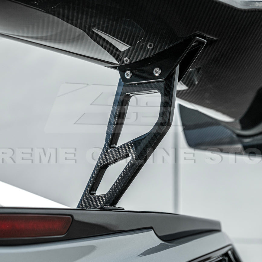 Corvette C7 ZR1 ZTK Conversion Extended High Wing With Wing Riser image 21