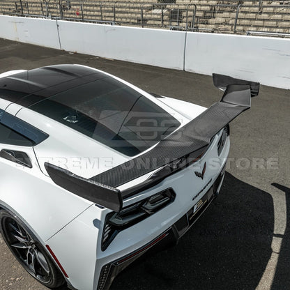 Corvette C7 ZR1 ZTK Conversion Extended High Wing With Wing Riser image 10