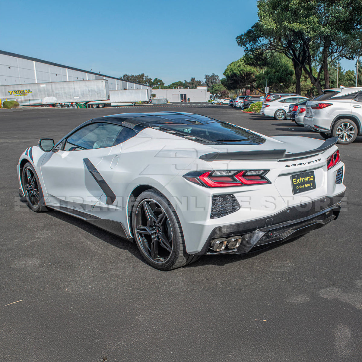 Z06 Visible Package Corvette C8 Stingray Rear Spoiler image 5