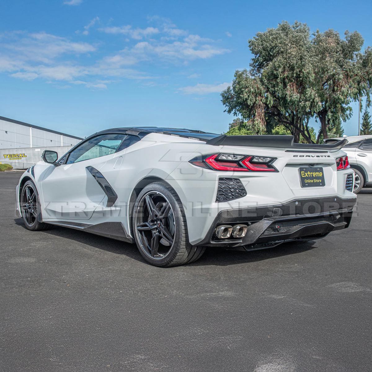 Z06 Visible Package Corvette C8 Stingray Rear Spoiler image 6