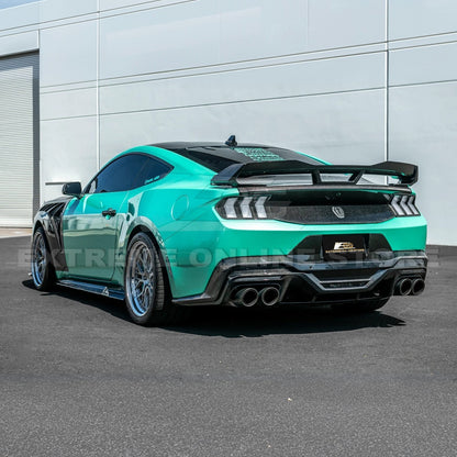 2024-Up Ford Mustang S650 Dark Horse Style DRY CARBON FIBER Rear Bumper Diffuser image 3