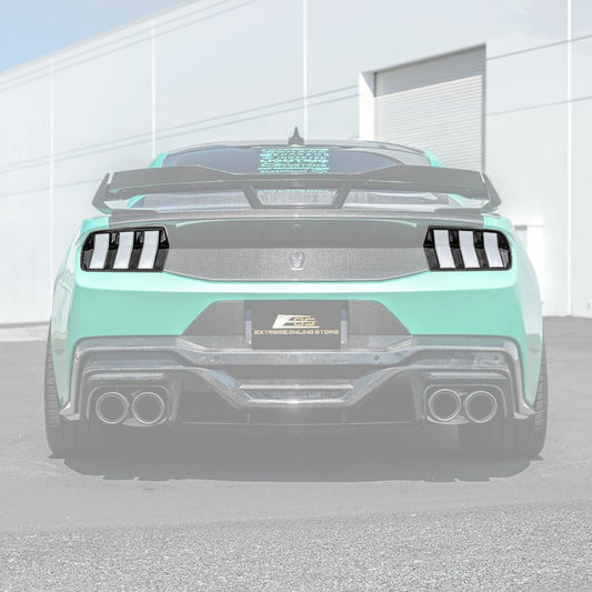 2024+ Ford Mustang DRY CARBON FIBER Tail Light Cover image 2