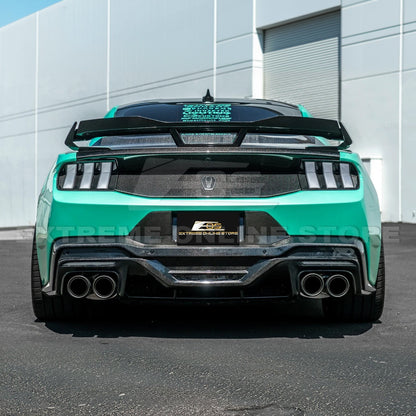 2024+ Ford Mustang DRY CARBON FIBER Tail Light Cover image 5