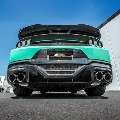 2024-Up Ford Mustang S650 Dark Horse Style DRY CARBON FIBER Rear Bumper Diffuser image 10