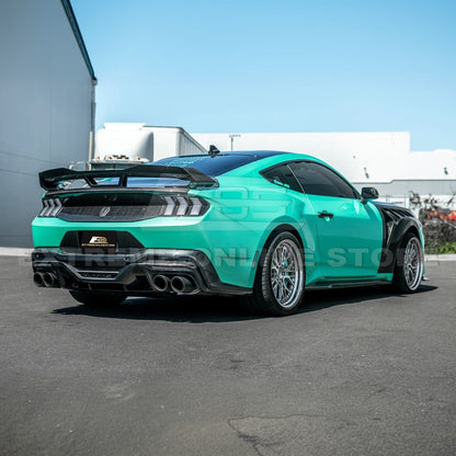 2024+ Ford Mustang DRY CARBON FIBER Tail Light Cover image 7