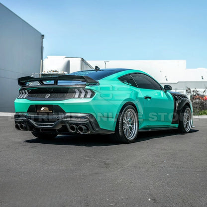 2024-Up Ford Mustang S650 Dark Horse Style DRY CARBON FIBER Rear Bumper Diffuser image 7