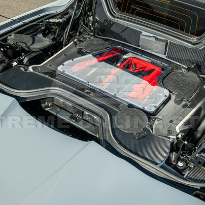 Corvette C8 HTC DRY Carbon Fiber Engine Bay Panel Cover image 57
