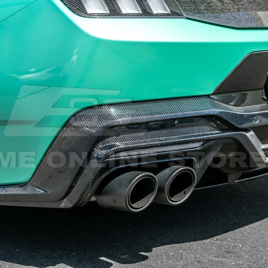 2024-Up Ford Mustang S650 Dark Horse Style DRY CARBON FIBER Rear Bumper Diffuser image 13