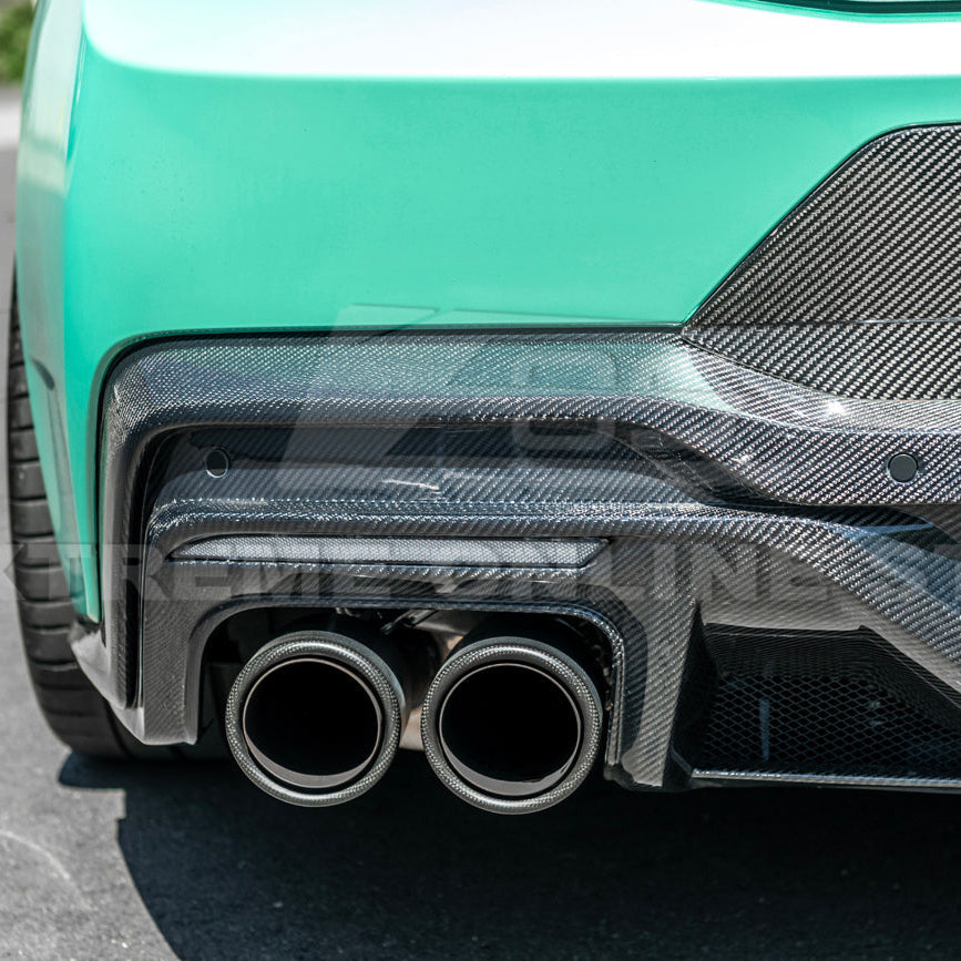 2024-Up Ford Mustang S650 Dark Horse Style DRY CARBON FIBER Rear Bumper Diffuser image 14