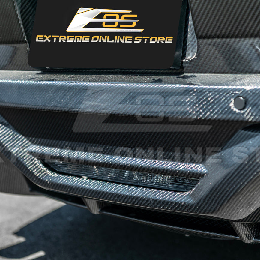 2024-Up Ford Mustang S650 Dark Horse Style DRY CARBON FIBER Rear Bumper Diffuser image 17