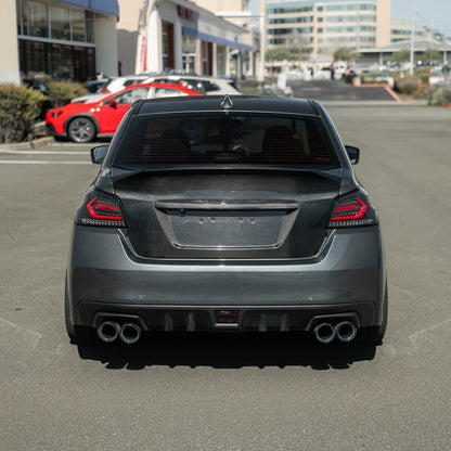 2015-2021 Subaru WRX & WRX STI | JDM Carbon Fiber Rear Trunk with Integrated Ducktail Spoiler Wing image 6