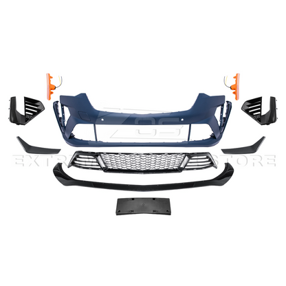 2020-Up Cadillac CT4-V | CT4 Blackwing Conversion Front Bumper Cover Kit image 55