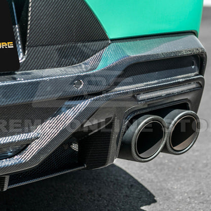 2024-Up Ford Mustang S650 Dark Horse Style DRY CARBON FIBER Rear Bumper Diffuser image 19